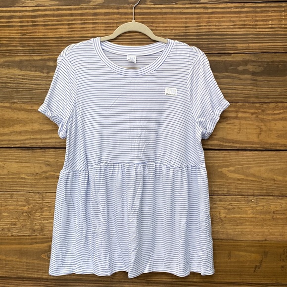 Maternity Babydoll Short Sleeve T-shirt - Picture 7 of 11